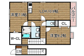 2LDK(53.27m2）