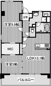 2LDK 65.8㎡