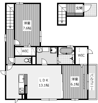 A棟2LDK 70.06㎡