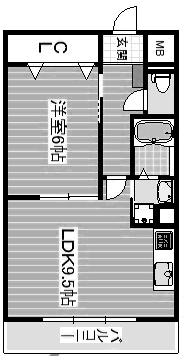 1LDK 40㎡