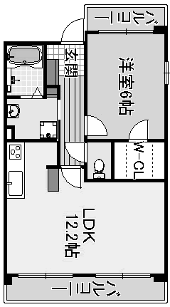 1LDK 44.81㎡