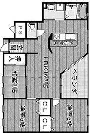 3LDK 69.94㎡