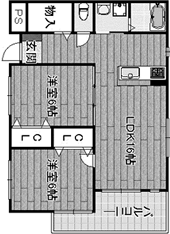 2LDK 64.6㎡