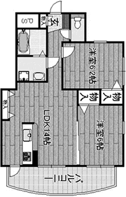 2LDK 60.49㎡