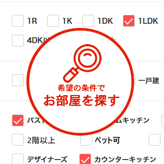 茨木市・高槻市の賃貸を希望の条件から検索